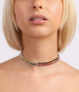 Rainbow Crystal Choker